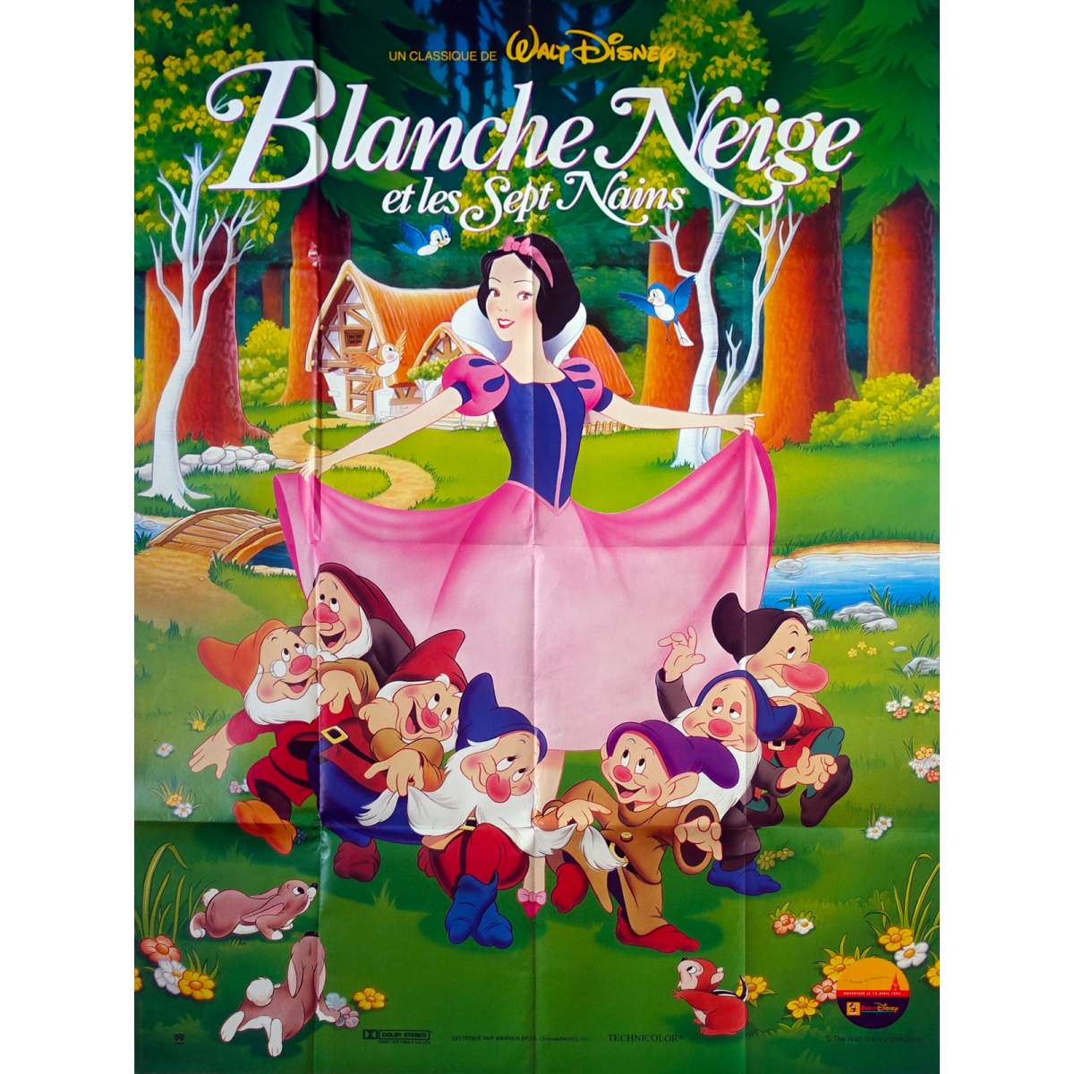 Affiche De Blanche Neige Et Les 7 Nains Snow White And The Seven Dwarfs