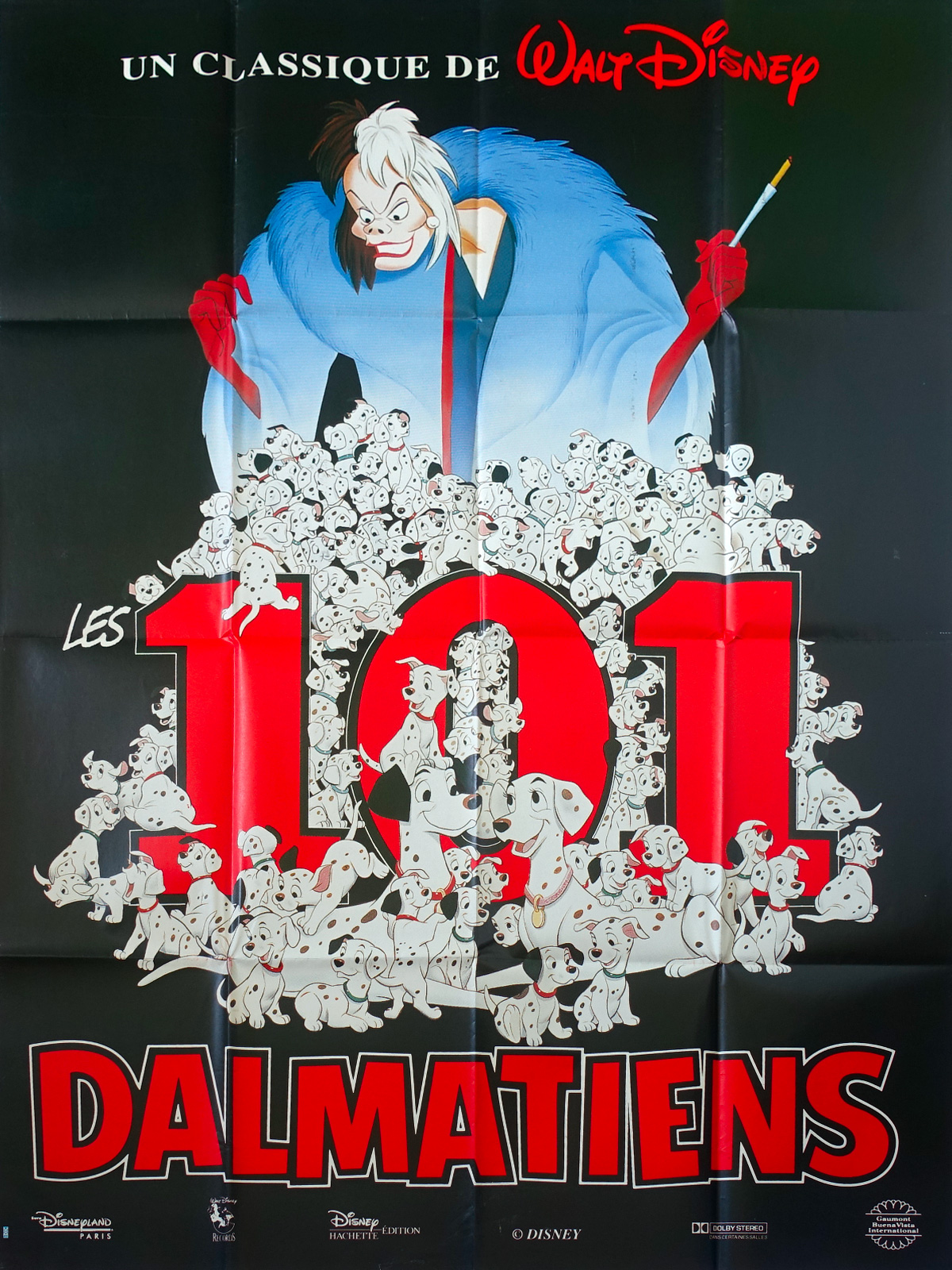 101 Dalmatians Movie Poster 47x63 In