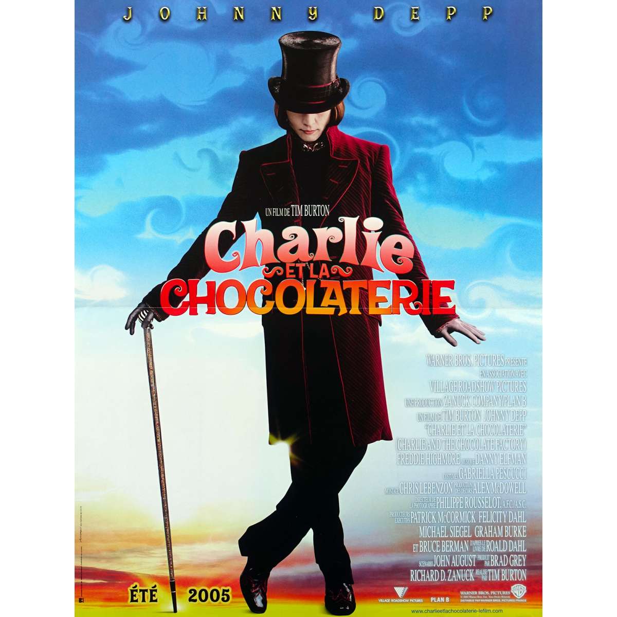 CHARLIE AND THE CHOCOLATE FACTORY Movie Poster 15x21 in