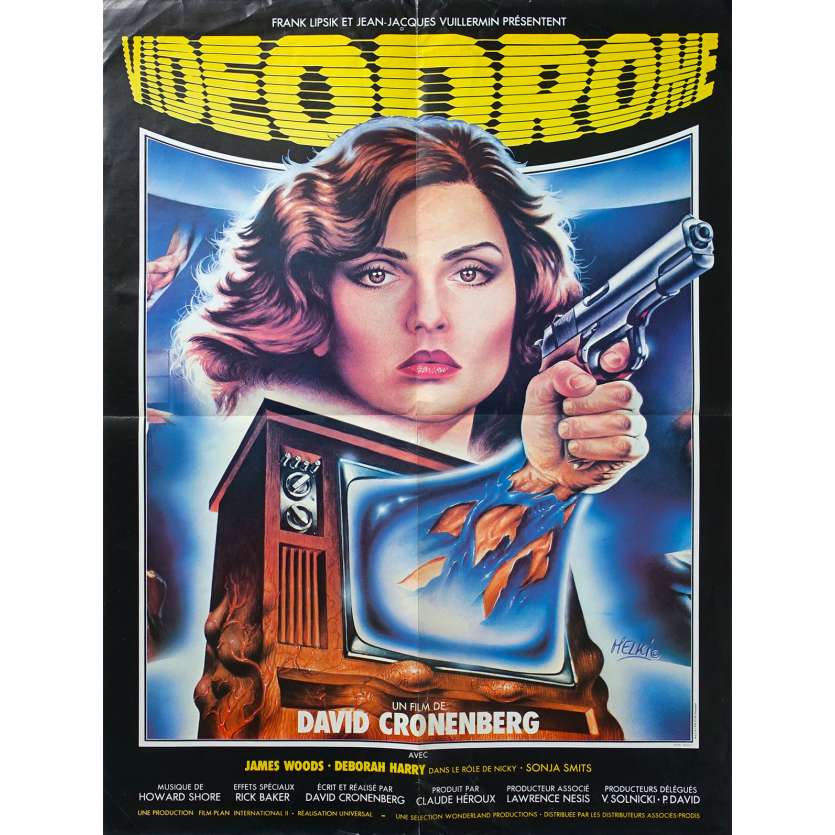 VIDEODROME Affiche de film - 60x80 cm. - 1983 - James Woods, David Cronenberg