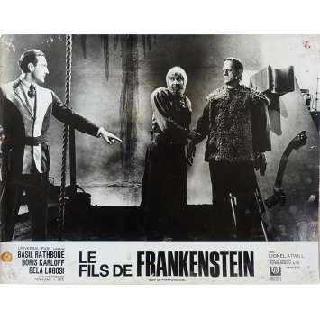 LE FILS DE FRANKENSTEIN Photo de film N03 - 24x30 cm. - R1960 - Boris Karloff, Bela Lugosi, Rowland V. Lee