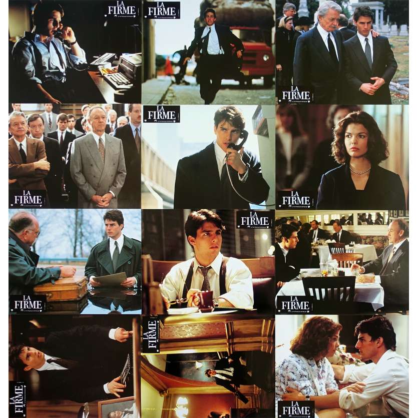 THE FIRM French Lobby Cards x12 - 9x12 in. - 1993 - Sydney Pollack, Tom Cruise