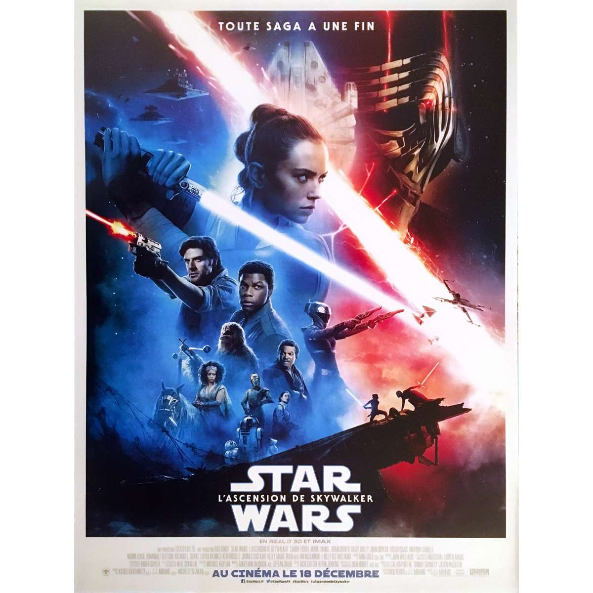 Affiche De Star Wars Lascension De Skywalker 9 Ix