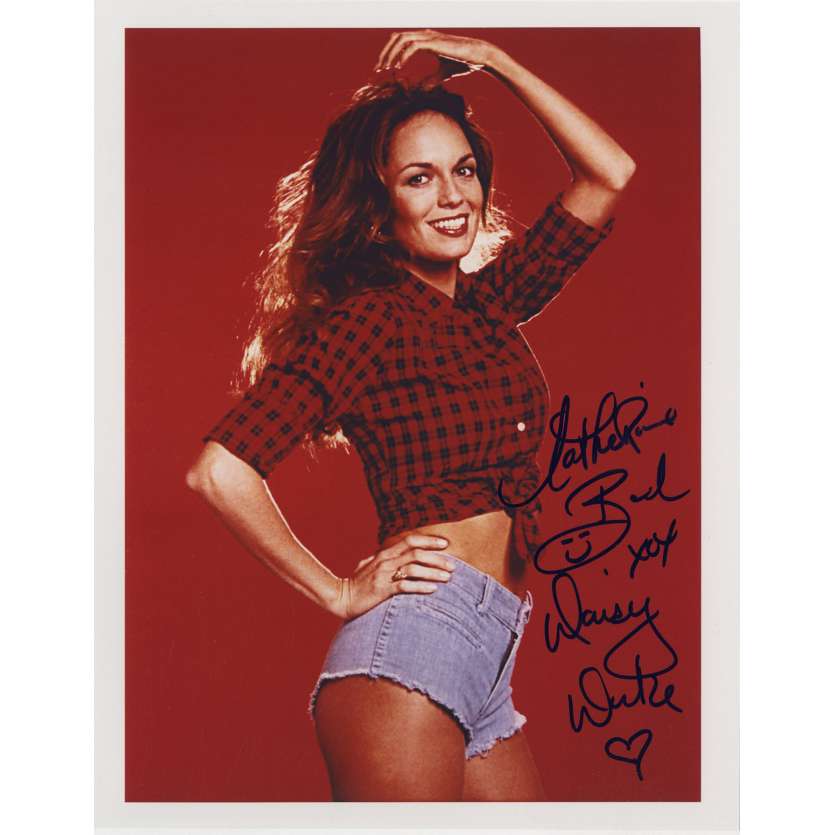 SHERIF FAIS MOI PEUR Photo signée - 20x25 cm. - 1990 - Catherine Bach, 0