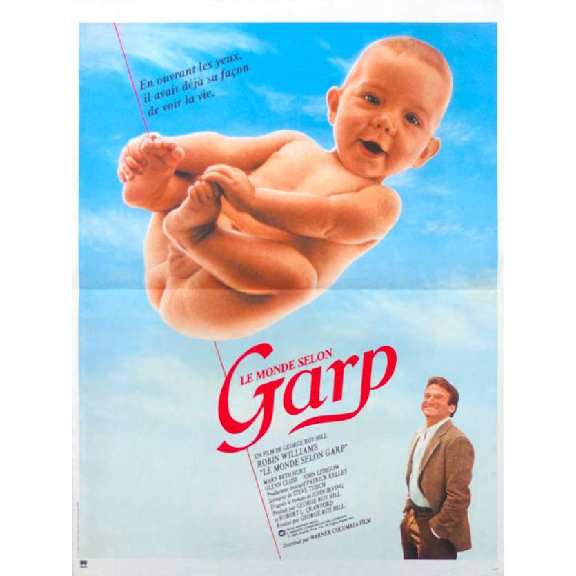 LE MONDE SELON GARP Affiche de film - 40x60 cm. - 1982 - Robin Williams, George Roy Hill