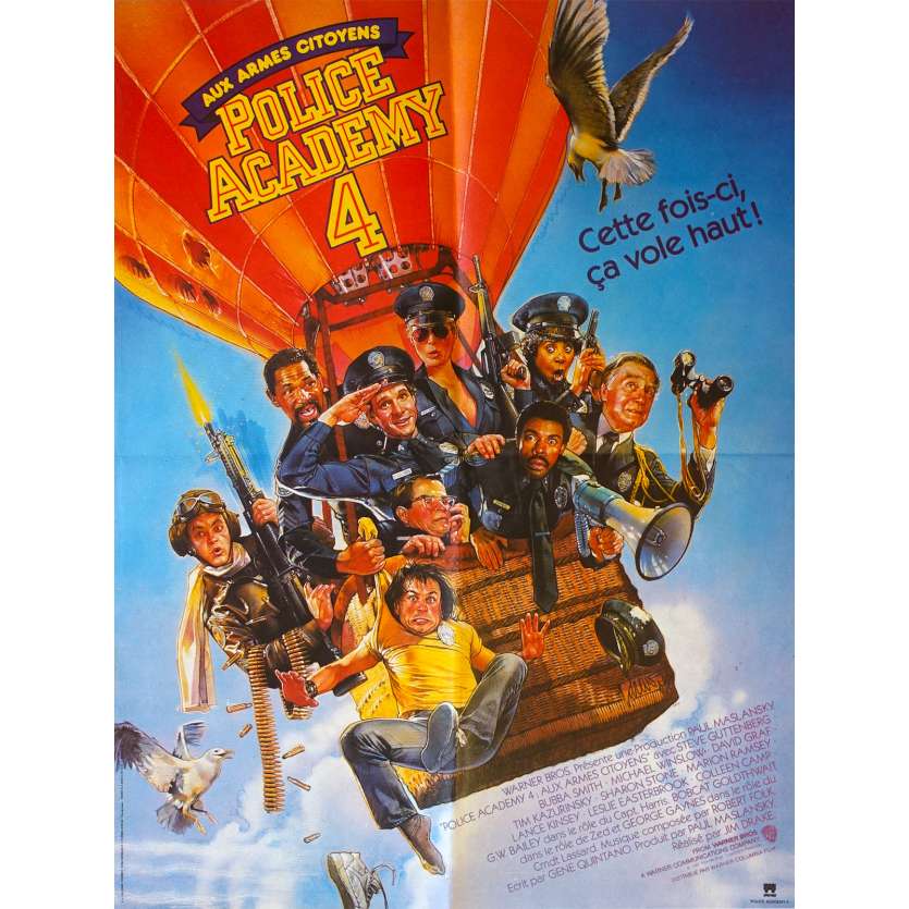 POLICE ACADEMY 4 Affiche de film - 40x60 cm. - 1987 - Steve Guttenberg, Jim Drake