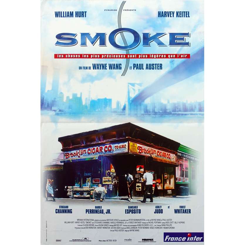 SMOKE Affiche de film - 40x60 cm. - 1995 - Harvey Keitel, Paul Auster