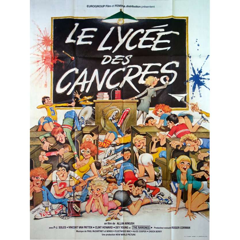 LE LYCEE DES CANCRES Affiche de film - 120x160 cm. - 1979 - P. J. Soles, Allan Arkush