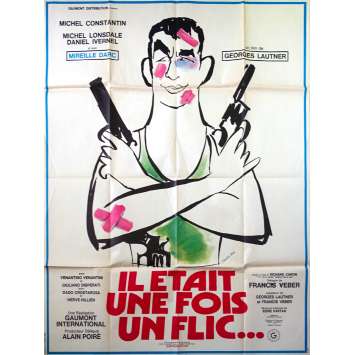 IL ETAIT UNE FOIS UN FLIC Affiche de film 120x160 - 1972 - Mireille Darc, Georges Lautner