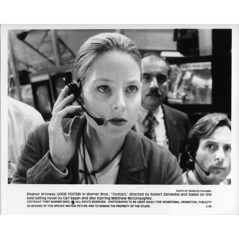 CONTACT Original Movie Still C-43 - 8x10 in. - 1997 - Robert Zemeckis, Jodie Foster