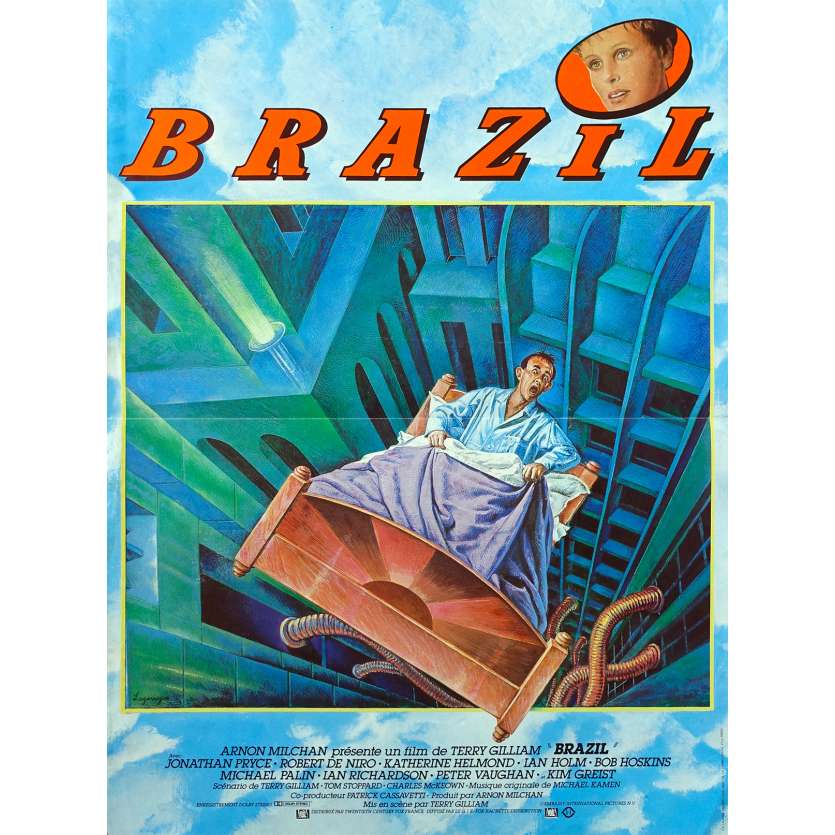 BRAZIL Affiche de film - 40x60 cm. - 1985 - Jonathan Pryce, Terry Gilliam