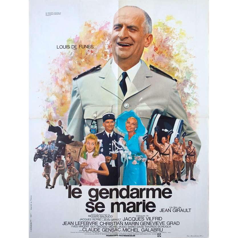 Affiche de  LE GENDARME  SE  MARIE  THE TROOPS GET MARRIED