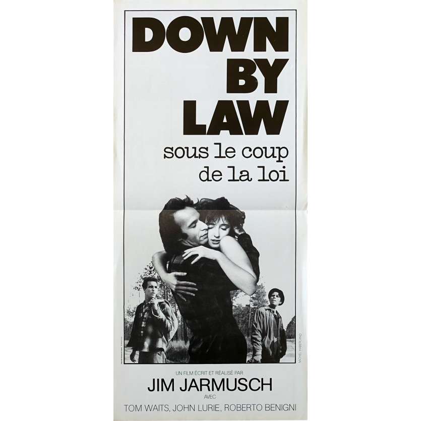 DOWN BY LAW Affiche de film - 40x80 cm. - 1986 - Tom Waits, Jim Jarmush