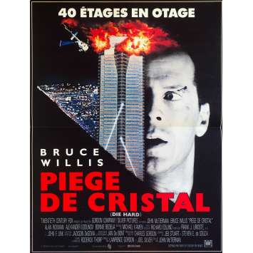 PIEGE DE CRISTAL Affiche de film 40x60 - 1988 - Bruce Willis, Alan Rickman, Die Hard