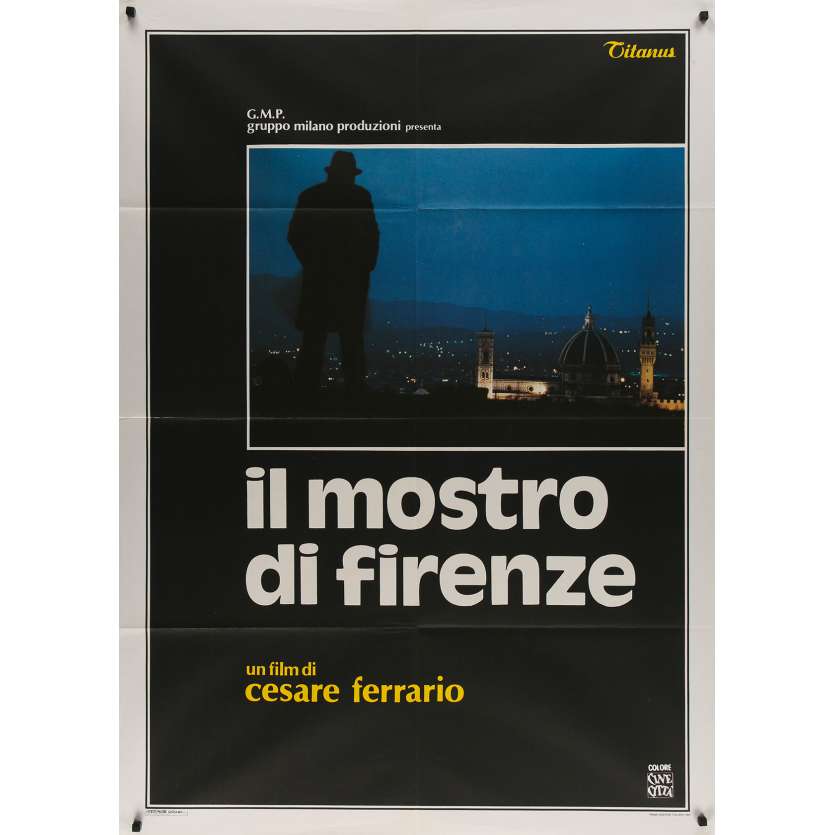 THE MONSTER OF FLORECE Original Movie Poster - 39x55 in. - 1986 - Cesare Ferrario, Leonard Mann