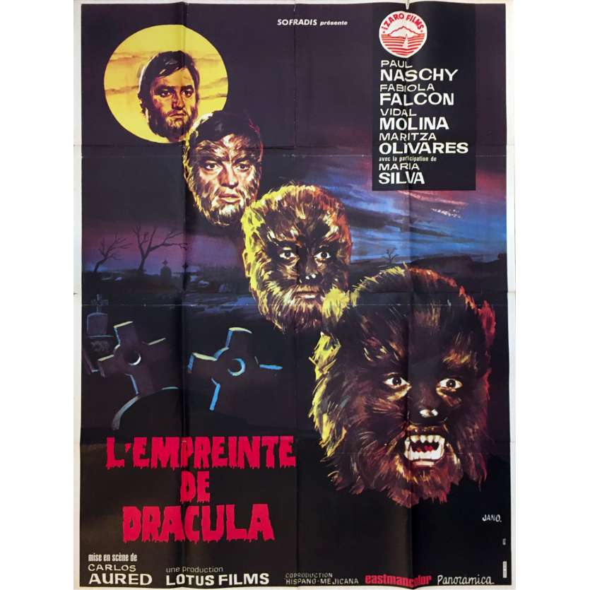 CURSE OF THE DEVIL Original Movie Poster - 47x63 in. - 1973 - Carlos Aured, Paul Naschy