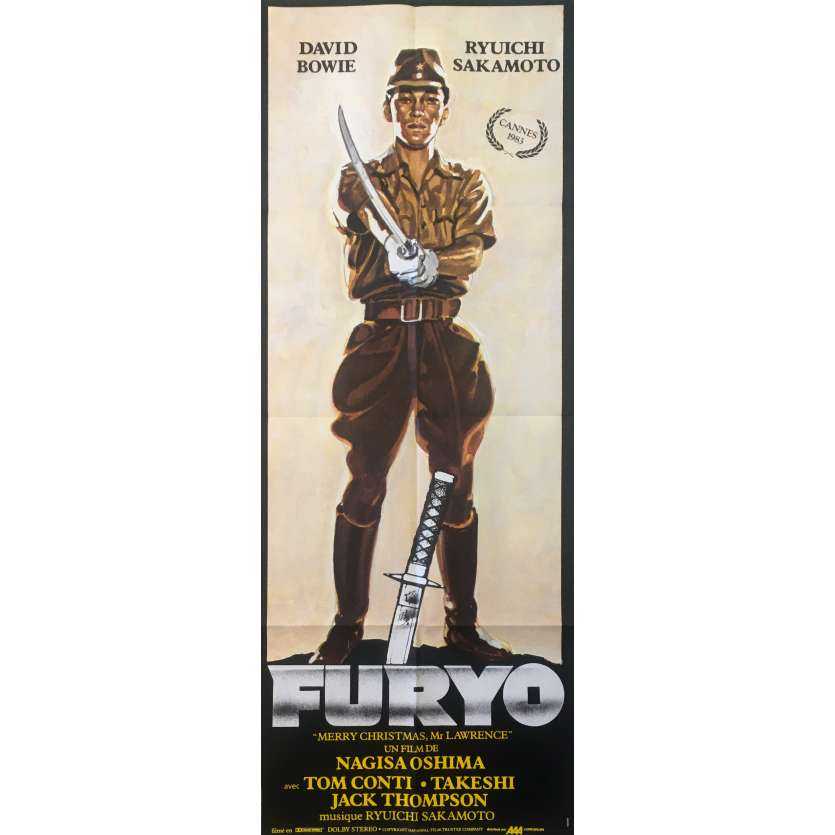 FURYO Affiche de film - 60x160 cm. - 1983 - David Bowie, Nagisa Oshima