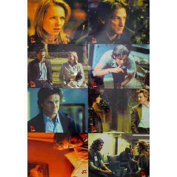 21 GRAMS Original Lobby Cards x8 - 9x12 in. - 2003 - Alejandro G. Iñárritu, Sean Penn