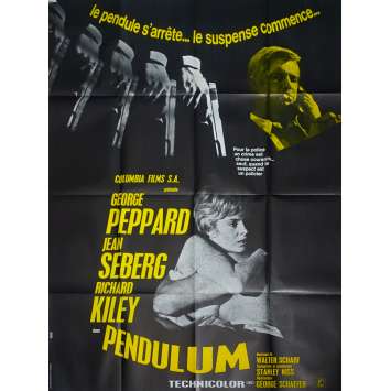 PENDULUM Affiche de film - 120x160 cm. - 1969 - George Peppard, Jean Seberg, George Schaefer