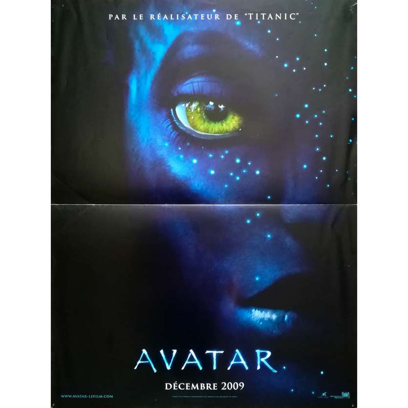 AVATAR Affiche de film Prev. - 40x60 cm. - 2009 - Sam Worthington, James Cameron