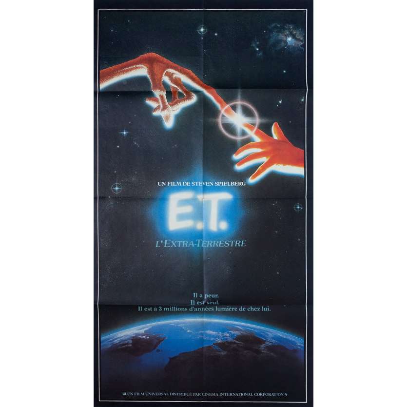 E.T. L'EXTRA-TERRESTRE Affiche de film - 80x120 cm. - 1982 - Dee Wallace, Steven Spielberg