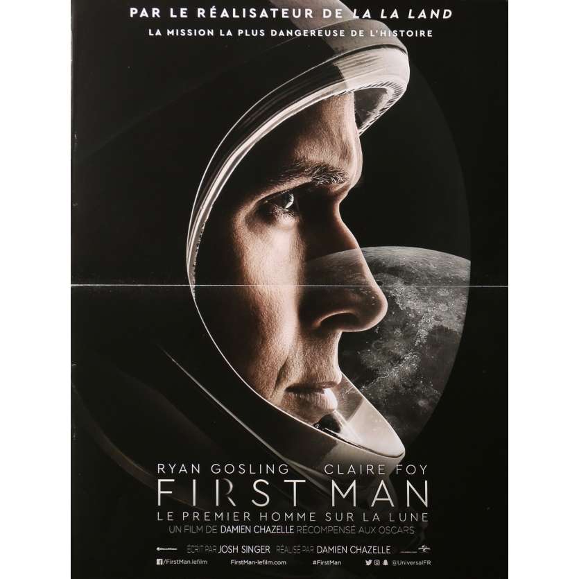 FIRST MAN Affiche de film - 40x60 cm. - 2018 - Ryan Gosling, Damien Chazelle