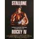 ROCKY IV 4 Affiche de film - 40x60 cm. - 1985 - Sylvester Stallone, Dolph Lundgren, Sylvester Stallone