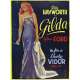 GILDA Affiche de film - 40x60 cm. - R1990 - Rita Hayworth, Charles Vidor