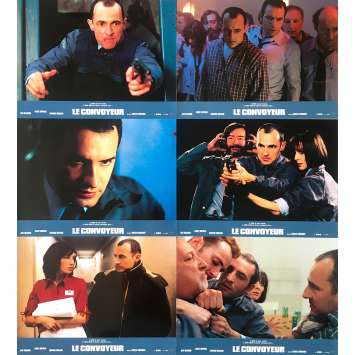 LE CONVOYEUR Original Lobby Cards - 9x12 in. - 2004 - Nicolas Boukhrief, Albert Dupontel