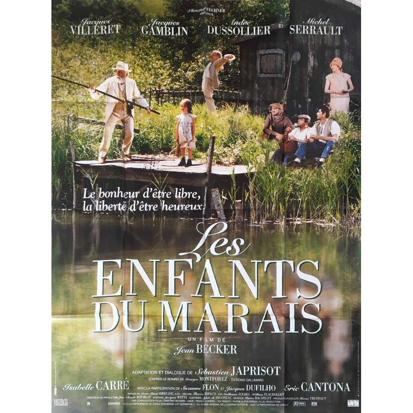 LES ENFANTS DU MARAIS Affiche de film - 120x160 cm. - 1999 - Michel Serrault, Jean Becker