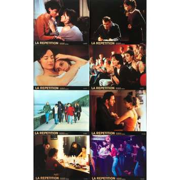 REPLAY French Lobby cards x8 9x12 - 2001 - Catherine Corsini, Emmanuelle Béart