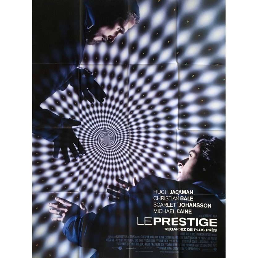 LE PRESTIGE Affiche de film - 120x160 cm. - 2006 - Hugh Jackman, Christian Bale, Christopher Nolan