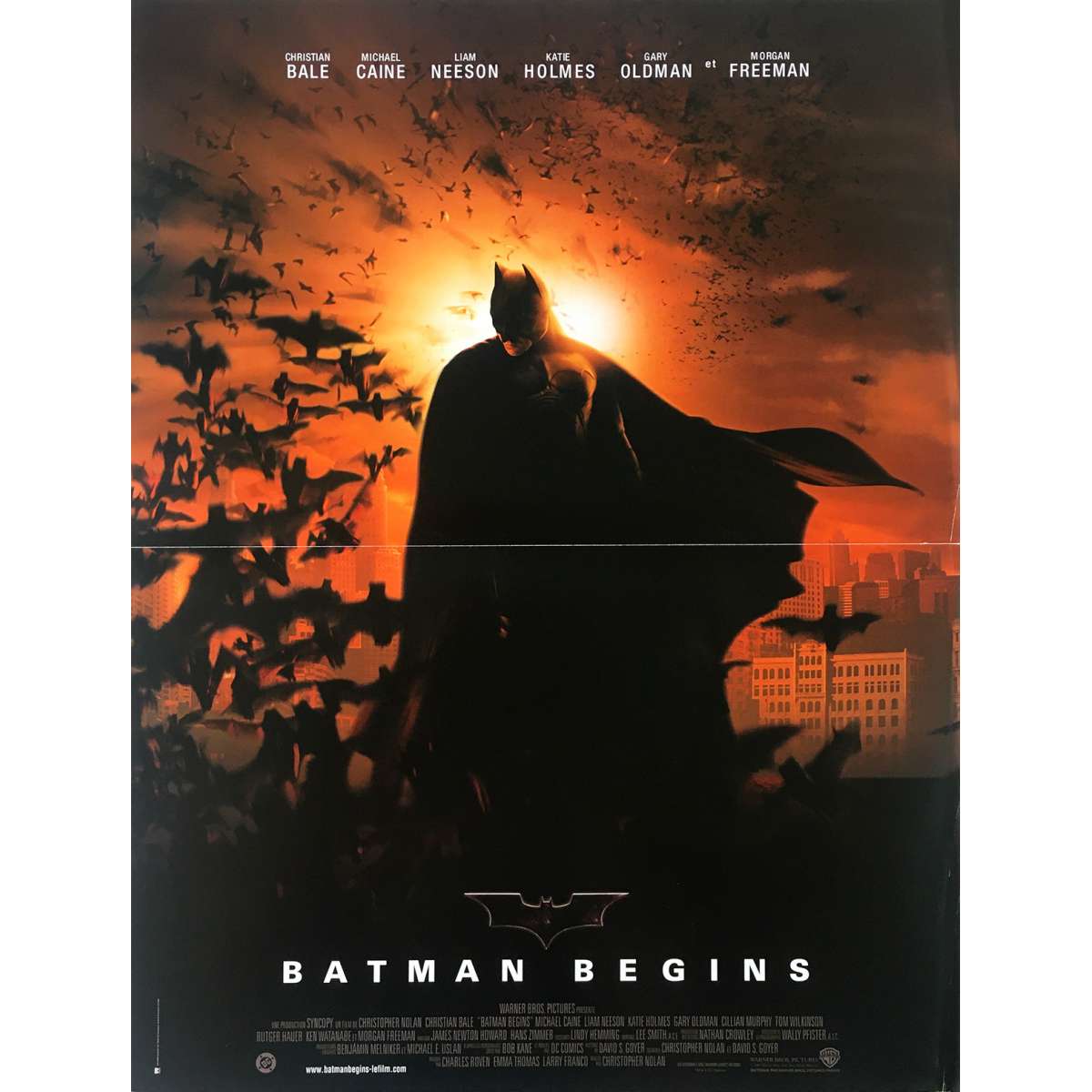 BATMAN BEGINS French Movie Poster