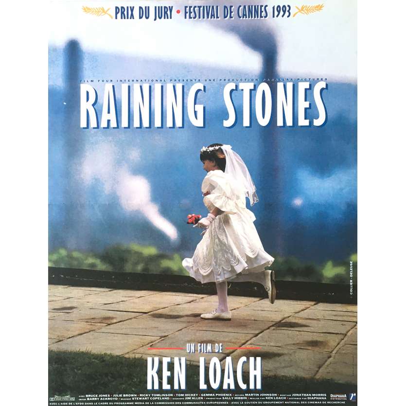 RAINING STONES Original Movie Poster - 15x21 in. - 1993 - Ken Loach, Bruce Jones