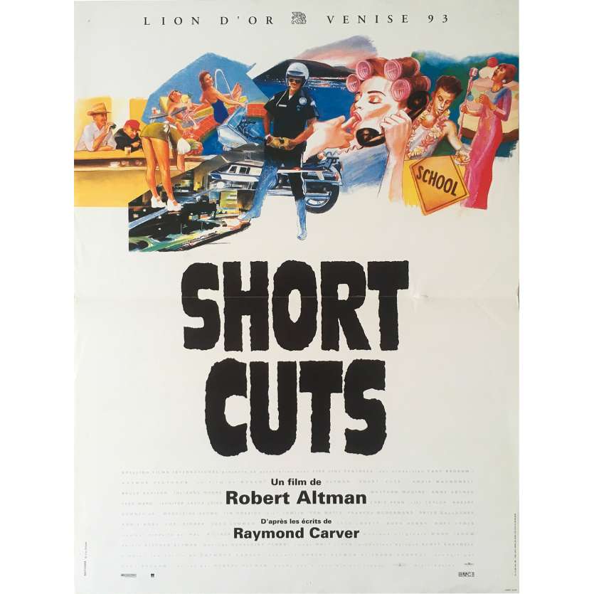 SHORT CUTS Affiche de film - 40x60 cm. - 1993 - Tim Robbins, Robert Altman