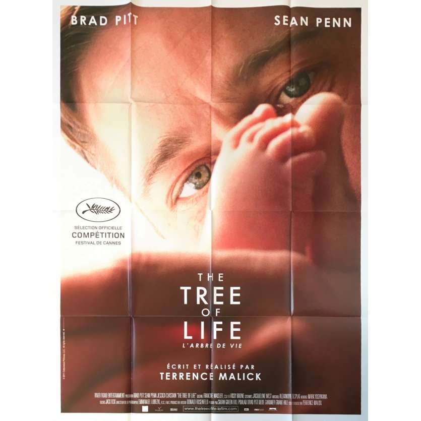 TREE OF LIFE Affiche de film Mod B - 120x160 cm. - 2011 - Brad Pitt, Terrence Malick