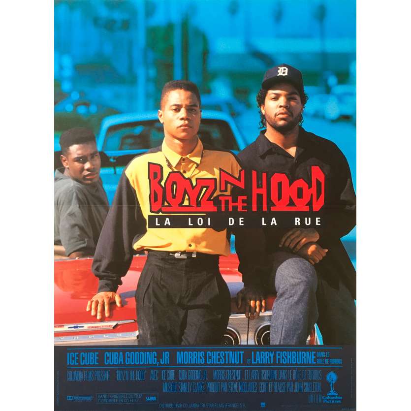 BOYZ'N THE HOOD Affiche de film - 40x60 cm. - 1991 - Cuba Gooding Jr, John Singleton