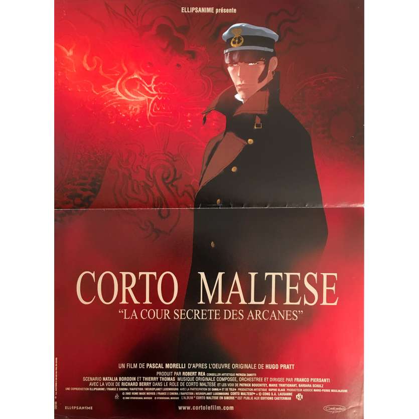 CORTO MALTESE Affiche de film - 40x60 cm. - 2002 - Richard Berry, Pascal Morelli