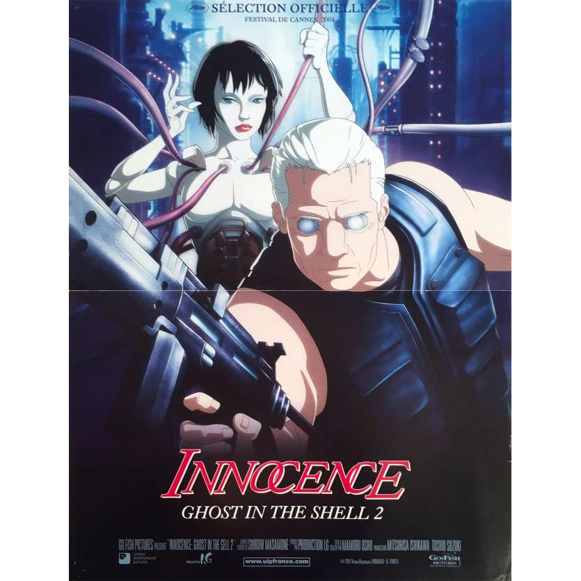 GHOST IN THE SHELL 2 Affiche de film - 40x60 cm. - 2004 - Akio Otsuka, Mamoru Oshii