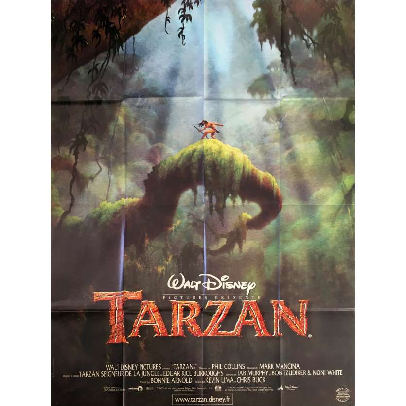 TARZAN Affiche de film - 120x160 cm. - 1999 - Minnie Driver, Walt Disney