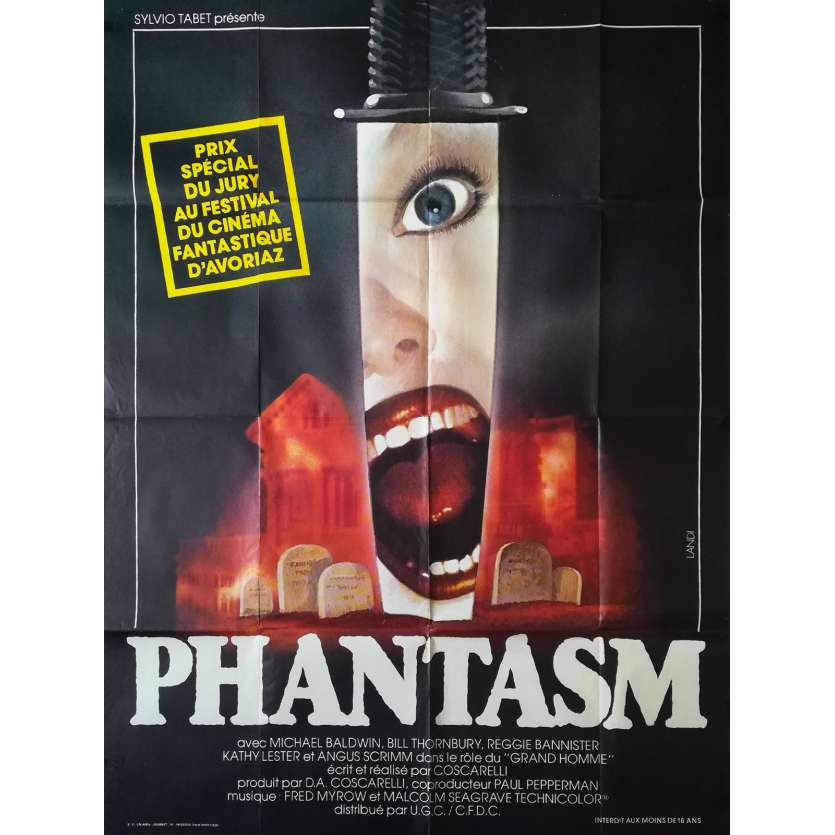 PHANTASM Original Movie Poster - 47x63 in. - 1979 - Don Coscarelli, Angus Scrimm