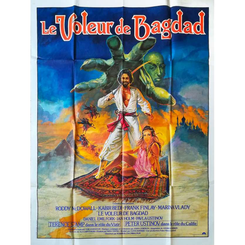 LE VOLEUR DE BAGDAD Affiche de film - 120x160 cm. - 1978 - Roddy McDowall, Clive Donner