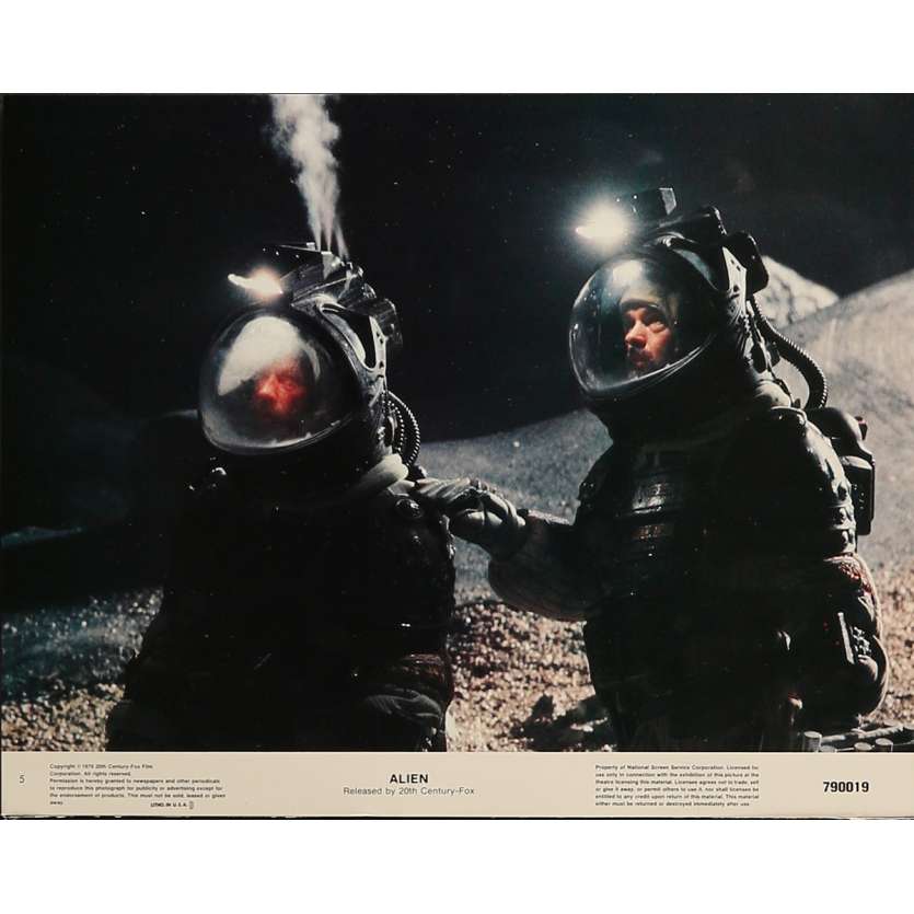 ALIEN Original Lobby Card N5 - 11x14 in. - 1979 - Ridley Scott, Sigourney Weaver