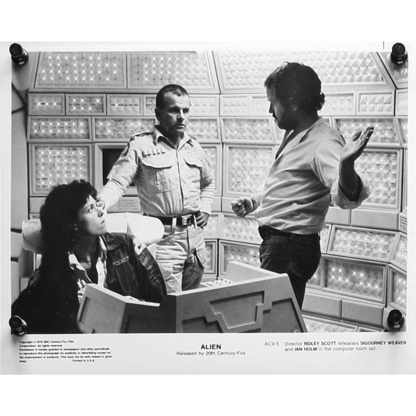 ALIEN Photo de presse ACX-5 - 20x25 cm. - 1979 - Sigourney Weaver, Ridley Scott