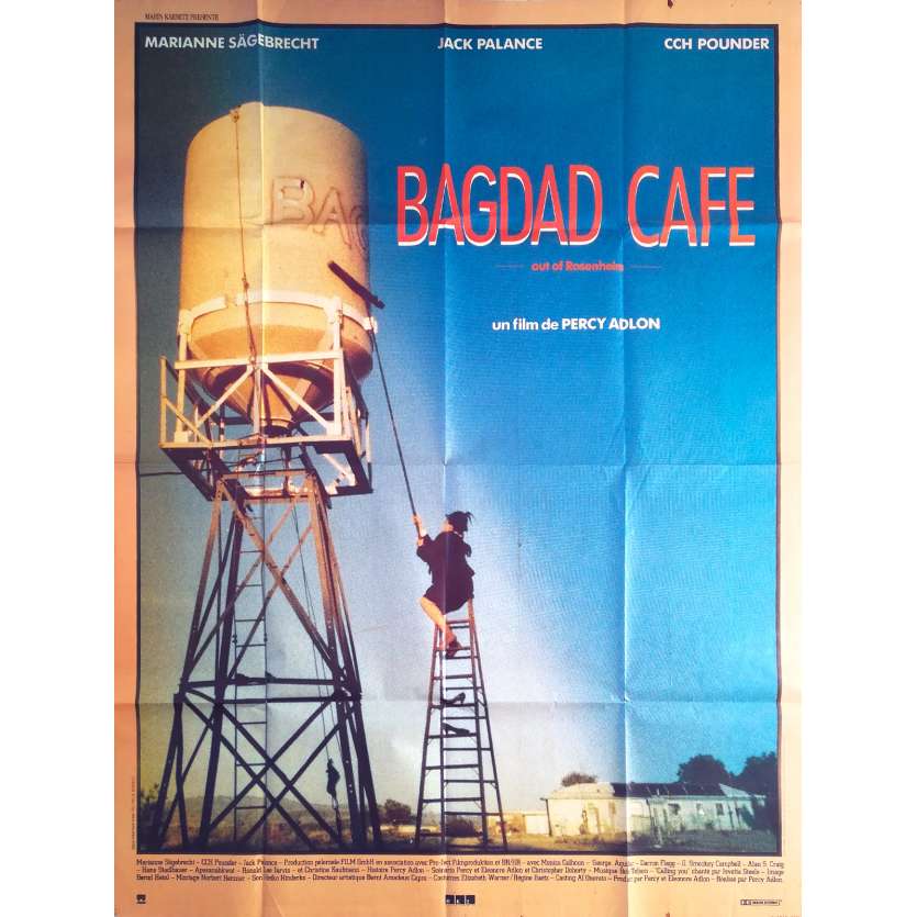 BAGDAD CAFE Affiche de film - 120x160 cm. - 1988 - Marianne Sagebrecht, Percy Adlon