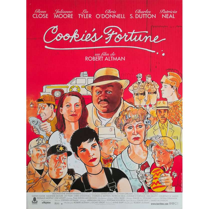 COOKIE'S FORTUNE Original Movie Poster - 15x21 in. - 1999 - Robert Altman, Glenn Close, Julianne Moore