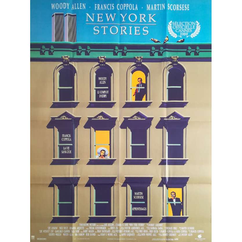 NEW YORK STORIES Affiche de film - 120x160 cm. - 1989 - Nick Nolte, Woody Allen, Francis Coppola