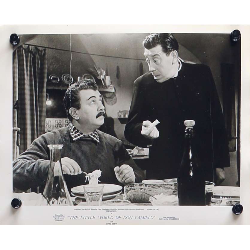 DON CAMILLO Original Movie Still RDC-1 - 8x10 in. - 1952 - Julien Duvivier, Fernandel