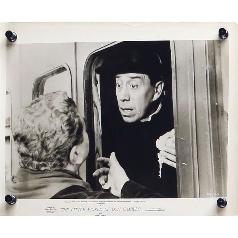 DON CAMILLO Original Movie Still DC-23 - 8x10 in. - 1952 - Julien Duvivier, Fernandel