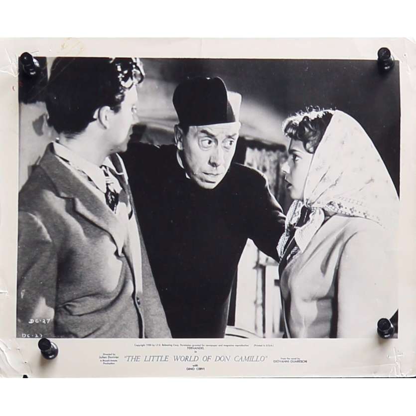 LE PETIT MONDE DE DON CAMILLO Photo de presse DC-27 - 20x25 cm. - 1952 - Fernandel, Julien Duvivier